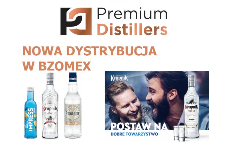 Nowa dystrybucja w Bzomex - PREMIUM DISTILLERS