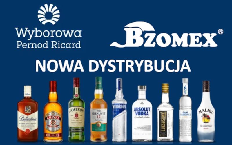 New distribution at Bzomex - WYBOROWA PERNOD RICARD